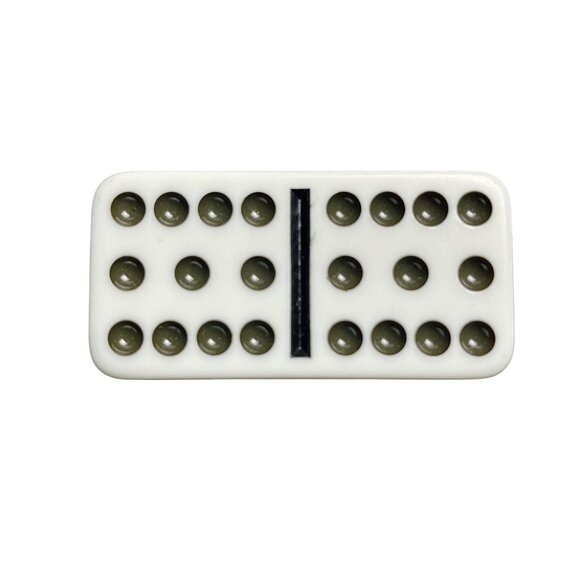 Double Twelve Dominoes Replacement Tile 11 11 Color Dot mq - Picture 1 of 3